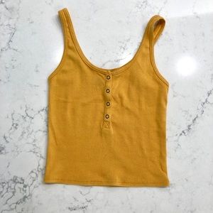 Yellow tank